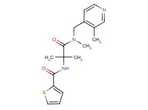 N-(1,1-dimethyl-2-{methyl[(3-methylpyridin-4-yl)methyl]amino}-2-oxoethyl)thiophene-2-carboxamide