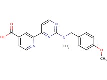 2-{2-[(4-methoxybenzyl)(methyl)amino]pyrimidin-4-yl}isonicotinic acid