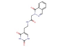 N-[2-(2,4-dioxo-1,2,3,4-tetrahydro-5-pyrimidinyl)ethyl]-2-(1-oxo-2(1H)-phthalazinyl)acetamide