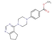 methyl 4-[4-(6,7-dihydro-5H-cyclopenta[d]pyrimidin-4-yl)-1-piperazinyl]benzoate