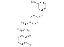 9-hydroxy-3-{[4-(3-methylphenoxy)-1-piperidinyl]carbonyl}-4H-pyrido[1,2-a]pyrimidin-4-one