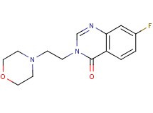 7-fluoro-3-(2-morpholin-4-ylethyl)quinazolin-4(3H)-one