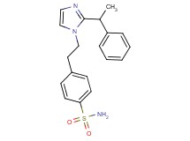 4-{2-[2-(1-phenylethyl)-1H-imidazol-1-yl]ethyl}benzenesulfonamide