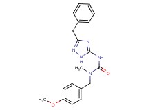 N'-(3-benzyl-1H-1,2,4-triazol-5-yl)-N-(4-methoxybenzyl)-N-methylurea