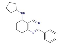 N-cyclopentyl-2-phenyl-5,6,7,8-tetrahydro-5-quinazolinamine