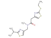 2-[2-(ethylthio)-1,3-thiazol-4-yl]-N-[(2-isopropyl-1,3-thiazol-4-yl)methyl]-N-methylacetamide