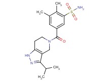 5-[(3-isopropyl-1,4,6,7-tetrahydro-5H-pyrazolo[4,3-c]pyridin-5-yl)carbonyl]-2,3-dimethylbenzenesulfonamide