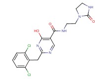 2-(2,6-dichlorobenzyl)-4-hydroxy-N-[2-(2-oxoimidazolidin-1-yl)ethyl]pyrimidine-5-carboxamide
