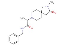 N-benzyl-2-(2-methyl-3-oxo-2,8-diazaspiro[4.5]dec-8-yl)propanamide