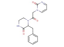 1-[2-(2-benzyl-3-oxopiperazin-1-yl)-2-oxoethyl]pyrimidin-2(1H)-one