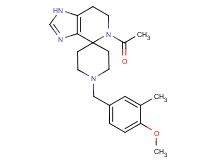 5-acetyl-1'-(4-methoxy-3-methylbenzyl)-1,5,6,7-tetrahydrospiro[imidazo[4,5-c]pyridine-4,4'-piperidine]