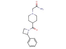2-{4-[(2-phenyl-1-azetidinyl)carbonyl]-1-piperidinyl}acetamide