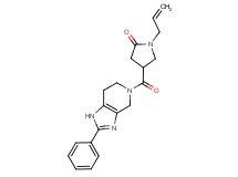 1-allyl-4-[(2-phenyl-1,4,6,7-tetrahydro-5H-imidazo[4,5-c]pyridin-5-yl)carbonyl]pyrrolidin-2-one
