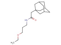 2-(1-adamantyl)-N-(3-ethoxypropyl)acetamide