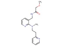 2-methoxy-N-({2-[methyl(2-pyridin-2-ylethyl)amino]pyridin-3-yl}methyl)acetamide