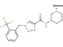 N-[(3S)-3-piperidinyl]-1-[2-(trifluoromethyl)benzyl]-1H-1,2,3-triazole-4-carboxamide