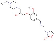 3-[2-({4-[3-(4-ethyl-1-piperazinyl)-2-hydroxypropoxy]-3-methoxybenzyl}amino)ethyl]-1,3-oxazolidin-2-one