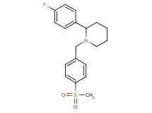 2-(4-fluorophenyl)-1-[4-(methylsulfonyl)benzyl]piperidine
