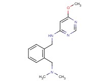N-{2-[(dimethylamino)methyl]benzyl}-6-methoxypyrimidin-4-amine