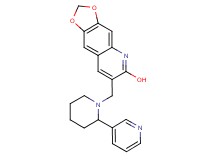 7-{[2-(3-pyridinyl)-1-piperidinyl]methyl}[1,3]dioxolo[4,5-g]quinolin-6-ol