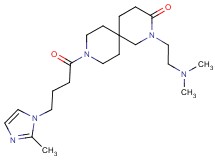 2-[2-(dimethylamino)ethyl]-9-[4-(2-methyl-1H-imidazol-1-yl)butanoyl]-2,9-diazaspiro[5.5]undecan-3-one