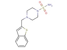 4-(1-benzothien-2-ylmethyl)piperazine-1-sulfonamide