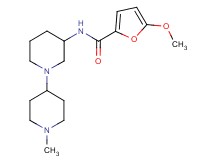 5-methoxy-N-(1'-methyl-1,4'-bipiperidin-3-yl)-2-furamide