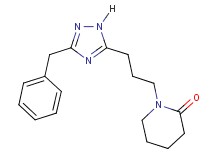 1-[3-(3-benzyl-1H-1,2,4-triazol-5-yl)propyl]piperidin-2-one