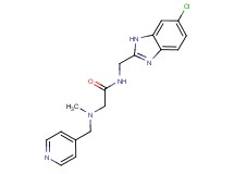 N~1~-[(6-chloro-1H-benzimidazol-2-yl)methyl]-N~2~-methyl-N~2~-(pyridin-4-ylmethyl)glycinamide