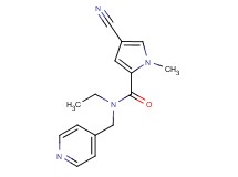 4-cyano-N-ethyl-1-methyl-N-(pyridin-4-ylmethyl)-1H-pyrrole-2-carboxamide