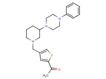 1-(4-{[3-(4-phenyl-1-piperazinyl)-1-piperidinyl]methyl}-2-thienyl)ethanone