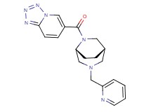 6-{[(1S*,5R*)-3-(2-pyridinylmethyl)-3,6-diazabicyclo[3.2.2]non-6-yl]carbonyl}tetrazolo[1,5-a]pyridine