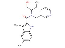 N-[1-(hydroxymethyl)propyl]-3,5-dimethyl-N-(pyridin-3-ylmethyl)-1H-indole-2-carboxamide