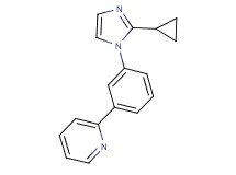 2-[3-(2-cyclopropyl-1H-imidazol-1-yl)phenyl]pyridine