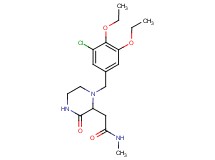 2-[1-(3-chloro-4,5-diethoxybenzyl)-3-oxopiperazin-2-yl]-N-methylacetamide