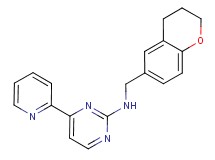 N-(3,4-dihydro-2H-chromen-6-ylmethyl)-4-(2-pyridinyl)-2-pyrimidinamine