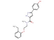 N-[2-(2-ethylphenoxy)ethyl]-3-(4-hydroxyphenyl)-N-methyl-1H-pyrazole-5-carboxamide
