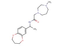 N-[1-(3,4-dihydro-2H-1,5-benzodioxepin-7-yl)ethyl]-2-(4-methyl-1,4-diazepan-1-yl)acetamide