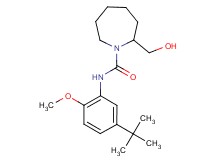 N-(5-tert-butyl-2-methoxyphenyl)-2-(hydroxymethyl)azepane-1-carboxamide
