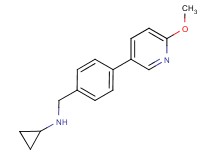 N-[4-(6-methoxypyridin-3-yl)benzyl]cyclopropanamine