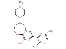 7-(3,6-dimethylpyrazin-2-yl)-4-(1-methylpiperidin-4-yl)-2,3,4,5-tetrahydro-1,4-benzoxazepin-9-ol