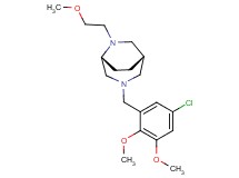 (1S*,5R*)-3-(5-chloro-2,3-dimethoxybenzyl)-6-(2-methoxyethyl)-3,6-diazabicyclo[3.2.2]nonane