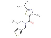 2-isopropyl-4-methyl-N-propyl-N-(3-thienylmethyl)-1,3-thiazole-5-carboxamide