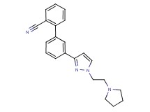 3'-{1-[2-(1-pyrrolidinyl)ethyl]-1H-pyrazol-3-yl}-2-biphenylcarbonitrile