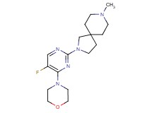 2-(5-fluoro-4-morpholin-4-ylpyrimidin-2-yl)-8-methyl-2,8-diazaspiro[4.5]decane