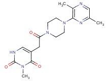 5-{2-[4-(3,6-dimethylpyrazin-2-yl)piperazin-1-yl]-2-oxoethyl}-3-methylpyrimidine-2,4(1H,3H)-dione