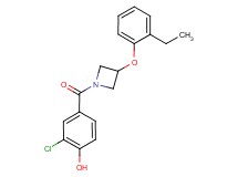 2-chloro-4-{[3-(2-ethylphenoxy)-1-azetidinyl]carbonyl}phenol