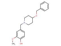 4-{[4-(benzyloxy)-1-piperidinyl]methyl}-2-methoxyphenol