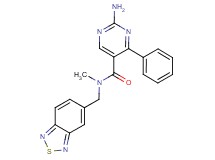 2-amino-N-(2,1,3-benzothiadiazol-5-ylmethyl)-N-methyl-4-phenylpyrimidine-5-carboxamide