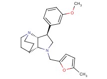 (3S*,3aR*,7aR*)-3-(3-methoxyphenyl)-1-[(5-methyl-2-furyl)methyl]octahydro-4,7-ethanopyrrolo[3,2-b]pyridine